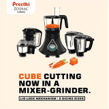 Preethi Zodiac Cosmo MG 236 750 Juicer Mixer Grinder | 5 Jars | Black