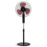 IMPEX Breeze O5 Pedestal Fan | 400 mm | 3 Blade | Black