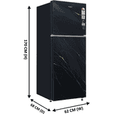 Whirlpool Frost Free Double Door Refrigerator | 2 Star | 308 L | Jade Marble ( 2 S ) Y | IFPRO INV CNV 355GD