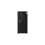 LG French Door SBS  Refrigerator | WiFi Convertible | 605 L | 2 Star | Black Glass | GV-F25FFGHB