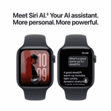 Apple Watch SE 3 | GPS | 44mm | Midnight Aluminium Case With Navy Blue Sports Band | M/L | MJL94HN/A