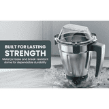 Havells Denso Plus Mixer Grinder | 1000 W | 3 Jar | Green and Silver
