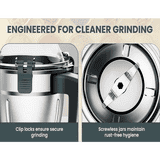 Havells Denso Plus Mixer Grinder | 1000 W | 3 Jar | Green and Silver