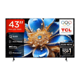TCL 4K QLED Ultra HD Smart Google TV | 108cm ( 43 inch ) | Black | 43T69D