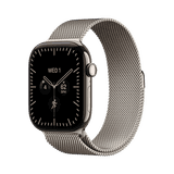 Apple Watch Series 12 | GPS + Cellular | 42mm | Natural Titanium Case with Natural Milanese Loop | MJGH4HN/A