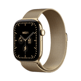 Apple Watch Series 12 | GPS + Cellular | 42mm | Radiant Gold Titanium Case | Radiant Gold Milanese Loop | MJGL4HN/A