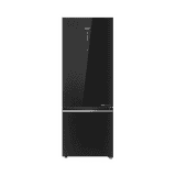 Haier Double Door Bottom Mount Refrigerator | 445L | 2 Star | Black Glass | HRB-4952CKGA-P
