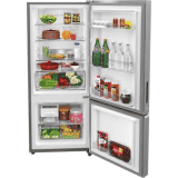Whirlpool 325 L Frost Free Double Door Bottom Mount 3 Star Refrigerator | Omega Steel | IFPRO BM INV 340 ELT OMEGA STEEL (3S)-N