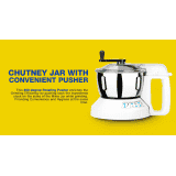 Panasonic 600 Watts 3 Jars Mixer Grinder Child Lock MX-AV325 | Marble Silver