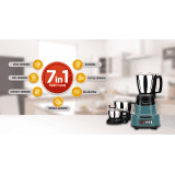 Panasonic CORAL BLUE MX - AV325 600 Mixer Grinder 3 Jars | Blue