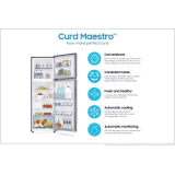 SAMSUNG 336 L Frost Free Double Door 2 Star Refrigerator with Curd Maestro | Luxe Brown | RT37T4632DX/HL