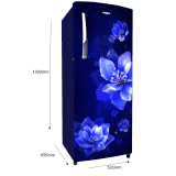 Whirlpool 200 L Direct Cool Single Door 3 Star Refrigerator-215 IMPRO PRM 3S | Sapphire Mulia