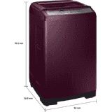 SAMSUNG 7.5 kg Fully Automatic Top Load WA75A4022FF/TL | Maroon