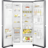 LG 668 L Frost Free Side by Side Refrigerator with with Hygiene Fresh+ and Smart ThinQ |WiFi Enabled | Shiny Steel | GC-L247CLAV