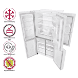 LG 595L with Inverter and Wi-Fi Side-by-Side Refrigerator | Linen White | GC-M22FAGPL