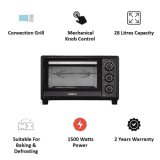 Havells 1500 Watt Oven Toaster Grill | 28R BL | Black