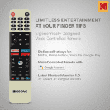 KODAK CA Series 126 cm-50 inch | Ultra HD (4K) LED Smart Android TV with Dolby Digital Plus-50CA7077 | Black