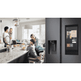 SAMSUNG 657 L Frost Free Side by Side Refrigerator | Gentle Black Matt | RS74T5F01B4/TL