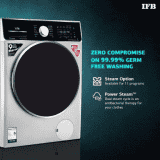 IFB 8.5 kg Refresher 3-in-1 Laundrimagic Wi-fi enabled Inverter with Steam Washer with Dryer with In-built Heater-WD EXECUTIVE ZXS | Black,Silver