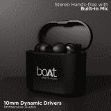 boAt-Airdopes 408 | In-Ear Truly Wireless Earbuds with Mic | Active Black