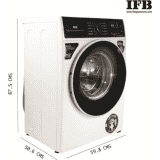 IFB 6.5 Kg 5 Star Fully Automatic Front Load Washing Machine-Elena ZX | White