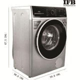 IFB 6.5 Kg 5 Star Fully-Automatic Front Loading Washing Machine | ELENA ZXS | In-Built Heater-3D Wash Technology | Silver