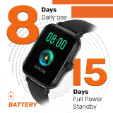 Fire-Boltt Beast SpO2 with Largest Display Size | Full Touch Smart Watch Long Battery Life | Black
