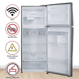 LG 471L 3 Star Frost-Free Inverter Wi-Fi Water Dispenser Double Door Refrigerator | GL-T502XPZ3 | Steel