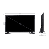 Samsung 4 Series| 80 cm (32 Inch)  | HD Ready LED Smart TV | UA32T4450AKLXL | Titan Grey