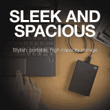 Seagate One Touch with Password Protection | Portable 2 TB External Hard Disk Drive | Black