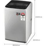 LG 6.5 Kg 5 Star Smart Inverter Fully-Automatic Top Loading Washing Machine | T65SPSF2Z | Grey