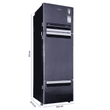 Whirlpool 260 L Frost Free Triple Door Refrigerator | FP 283D PROTTON ROY | Steel Onyx