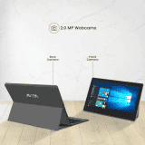 Avita Cosmos 2 in 1 Celeron Dual Core | 4 GB/64 GB EMMC Storage | NS12T5IN025P 2 in 1 Laptop | Charcoal Grey