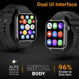 Fire-Boltt Supreme | Borderless LTPS UHD PRO | Smart Watch | Black