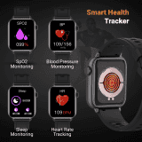 Fire-Boltt Supreme | Borderless LTPS UHD PRO | Smart Watch | Black