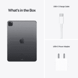 APPLE iPad Pro 2021 | 5th Gen | 8 GB RAM 128 GB ROM | 32.76 cm (12.9 inch) | ith Wi-Fi + Cellular | Space Grey