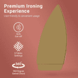CROMPTON ACGEI-BRIOGOLD 1000 W Dry Iron | Gold