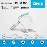 Onix OHM 150 150 W Hand Blender | White Cyan Blue