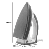 Orient Ultimate 1000 Watts Dry Iron | DIUT10BM | Black