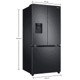 Samsung 579 L Inverter Frost-Free French Door Refrigerator | RF57A5232B1/TL | Convertible | Black DOI