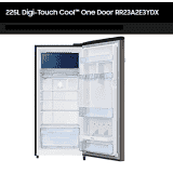 Samsung 225 L 3 Star Inverter Direct cool Single Door Refrigerator | RR23A2E3YDX/HL | Digi-Touch Cool | Luxe Brown