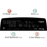 Whirlpool 6.5 kg With Hard water wash Fully Automatic Top Load with In-built Heater Grey | STAINWASH PRO H 6.5 | SHINY GREY