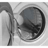 TCL 8 kg Fully Automatic Front Load with In-built Heater | TWF80-G123061A03 | White