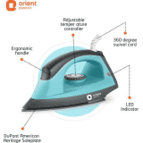 Orient Fabri Press Dry Iron | 1000 W | Blue | DIFP10BP