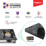 Impex Aspira 3B Glasstop Gas Stove