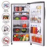 LG 215 L Direct Cool Single Door 3 Star Refrigerator | GL-B221APZD | Shiny Steel