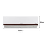 Lloyd BP 1 Ton 5 Star Inverter Split AC | Wi-Fi Supported | Copper Condenser | GLS12I56WGBP |  White