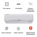 Lloyd 2.0 Ton 3 Star Inverter Split AC | Copper | 2021 Model | GLS24I36WSEL | White