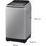 SAMSUNG 7 kg Fully Automatic Top Load | WA70N4261SS/TL | Silver