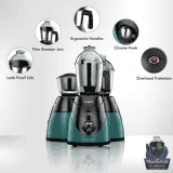 CROMPTON ACGM-AMEO Ameo 750 Mixer Grinder | 3 Jars | Black Green